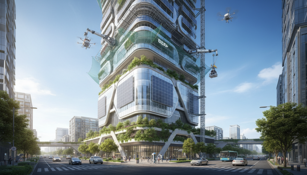 The Eco-Conscious Blueprint: Integrating Smart Technology and Sustainable Methods in Modern Construction