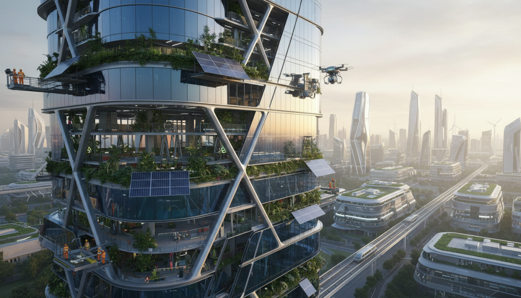 The Future is Built: Integrating Smart Building Technology and Sustainable Construction