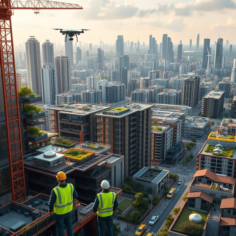 The Future of Construction: How Smart Technology and Sustainable Methods Are Redefining Urban Development