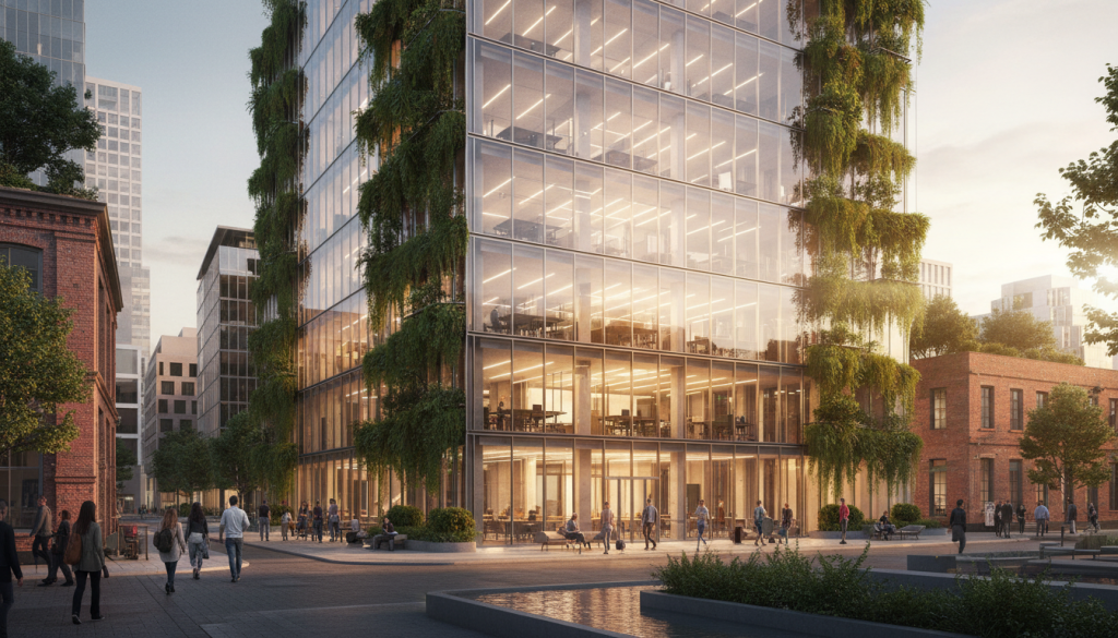 The Future of Work: How Smart Buildings and Sustainable Architecture are Reshaping Real Estate