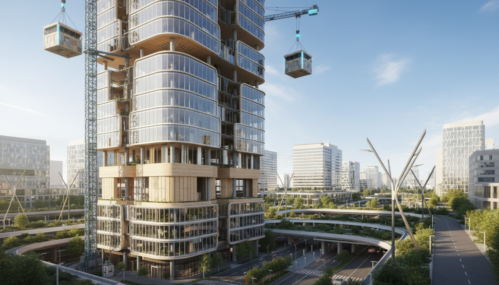 The Resilient Framework: Advanced Materials and Modular Design for Sustainable Urban Futures